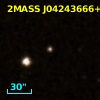 2MASS J04243666+2627051