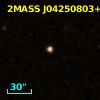 2MASS J04250803+2629295