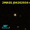 2MASS J04262934+2613478