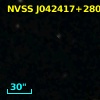 NVSS J042417+280038