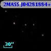 2MASS J04281884+2623169