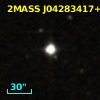 2MASS J04283417+2450000