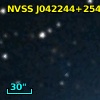 NVSS J042244+254046