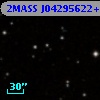 2MASS J04295622+2503559