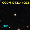 CCDM J04214+2118B