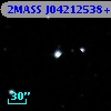 2MASS J04212538+1640469