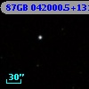 87GB 042000.5+131004