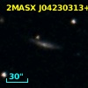 2MASX J04230313+0432332