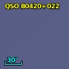 QSO B0420+022