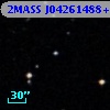 2MASS J04261488+0009050