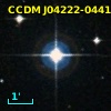 CCDM J04222-0441AB