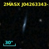 2MASX J04263343-3648559