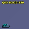 QSO B0422-389