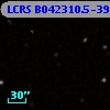 LCRS B042310.5-390132