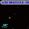 LCRS B042537.8-390000