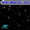 NVSS J043255+422243