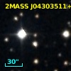 2MASS J04303511+3945440