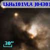 LkHa101VLA J043016.53+351710.8