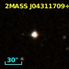 2MASS J04311709+2650118