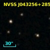 NVSS J043256+285814