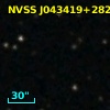 NVSS J043419+282310