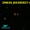 2MASS J04385827+2631084
