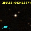 2MASS J04341387+2558349