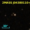 2MASS J04380110+2621501