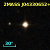 2MASS J04330652+2505165