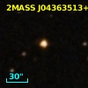 2MASS J04363513+2526425