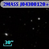 2MASS J04300120+2548459