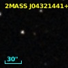 2MASS J04321441+2456174