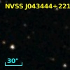 NVSS J043444+221058