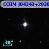 CCDM J04343+2030B