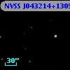 NVSS J043214+130544