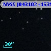 NVSS J043102+153854
