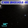CXOU J043143.6-050627