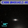 CXOU J043142.2-050257