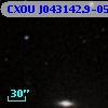CXOU J043142.9-050213