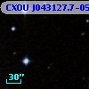CXOU J043127.7-050405