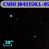 CXOU J043150.1-050304