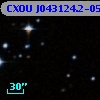 CXOU J043124.2-050232