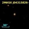 2MASX J04315826-1214508