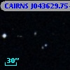CAIRNS J043629.75-130358.0