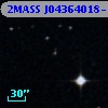 2MASS J04364018-1308121
