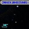 2MASX J04325805-1234204