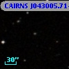 CAIRNS J043005.71-141149.8