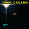 2MASX J04311380-1322102