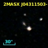 2MASX J04311503-1312222