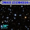 2MASS J21304314+4951344